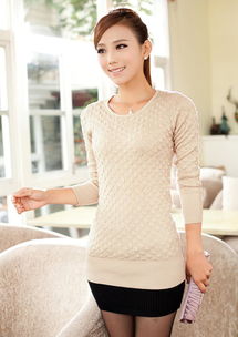 馨慧依菠蘿花中長打底毛衣 針織藝術(shù)的溫暖邂逅